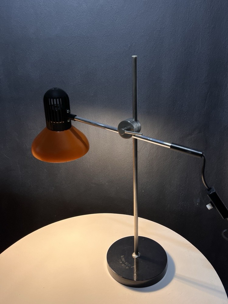 Vintage 1970’s mid-century Adjustable table lamp
