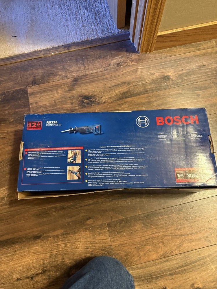 Bosch 12A RS325 Variable Speed Reciprocating Saw