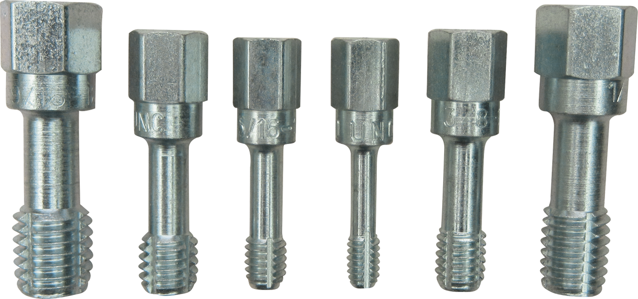 Lang 2585 6 Piece SAE Coarse Thread Restorer Tap Set MADE IN USA