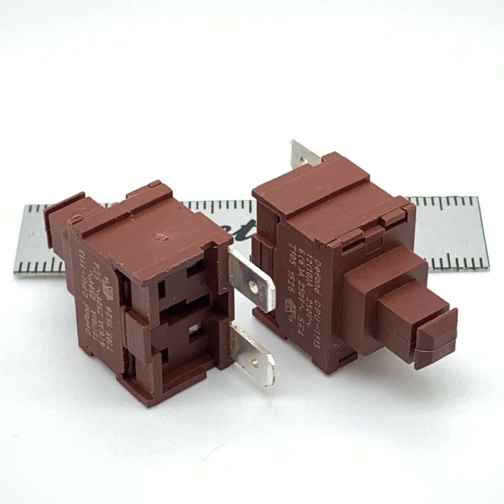 1pc DEFOND key switch CPU-1113 2pins self-locking switch 6.5A 250VAC