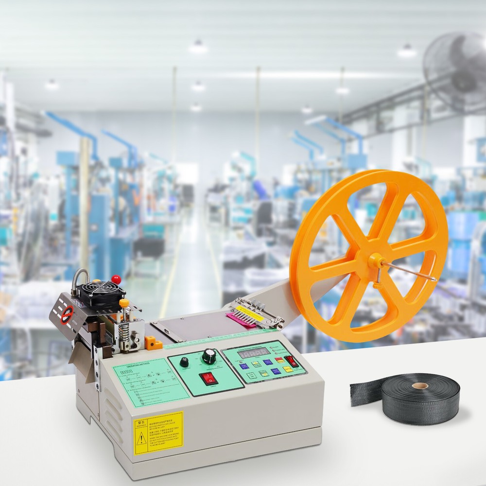 Automatic Hot & Cold Strip Cutter Webbing Textile Ribbon Zipper Cutting Machine