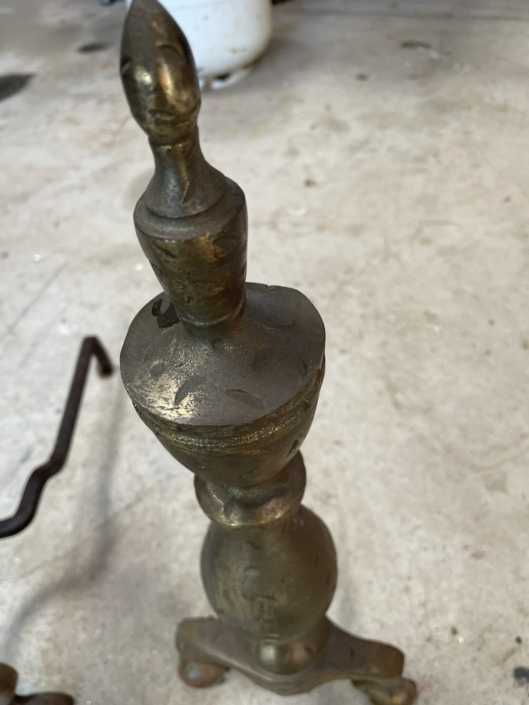 Vintage Fireplace Andirons