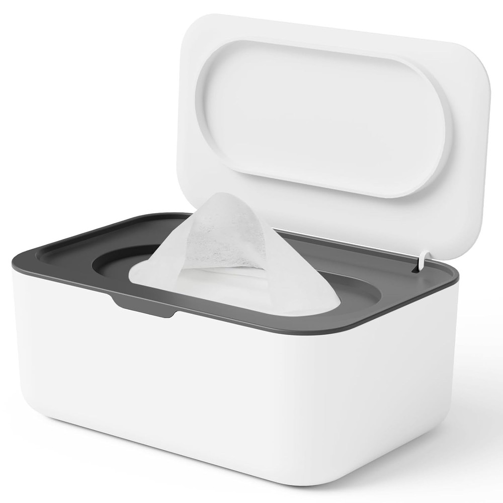 Effortless Pull Wipe Holder for 80 Wipes - Durable & Versatile Baby Essential