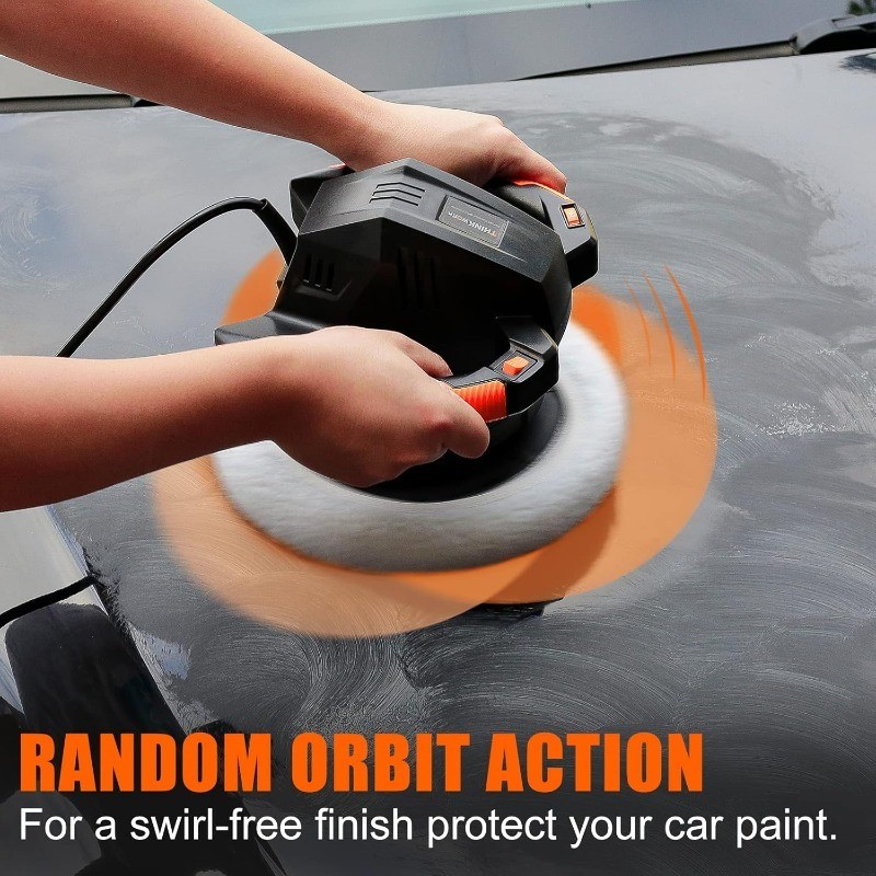 THINKWORK Buffer Polisher,10 Inch Car Polisher Sets with 4 Buffing