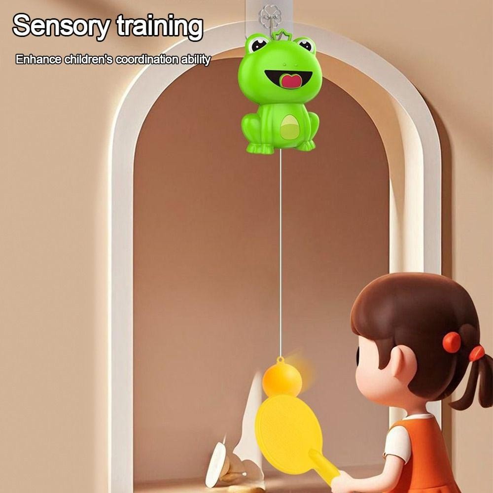 Interactive Kid-Friendly Durable Vibrant Children's Hanging Table Tennis Trainer