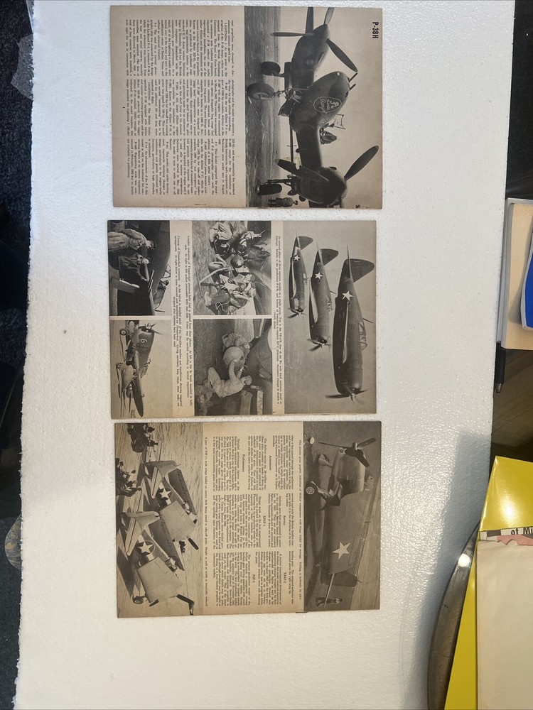 Air Age Technical Library Warplane Research Lockheed,Hellcat, Thunderbolt WwII