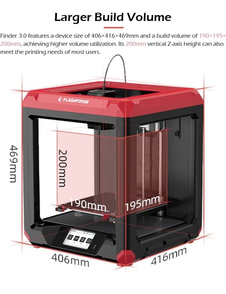 Used 1x: Flashforge 3D Printer - Unleash Your Creativity!