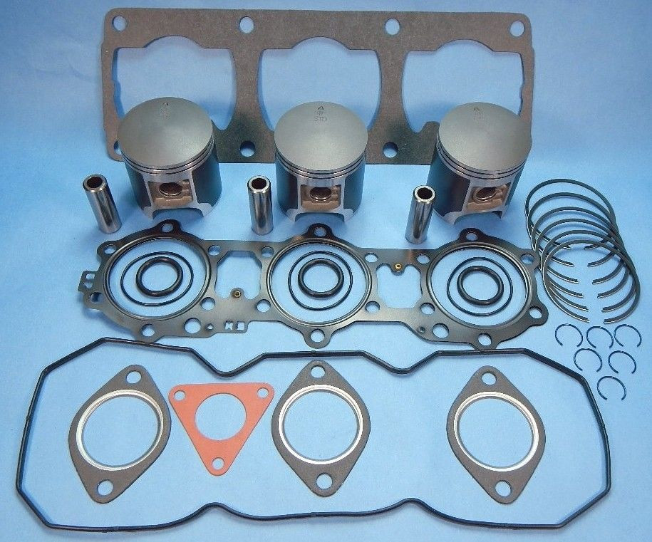 NEW POLARIS 600 TRIPLE PISTONS TOP END GASKET KIT 1995-2000 95-00 XC XCR XLT SP