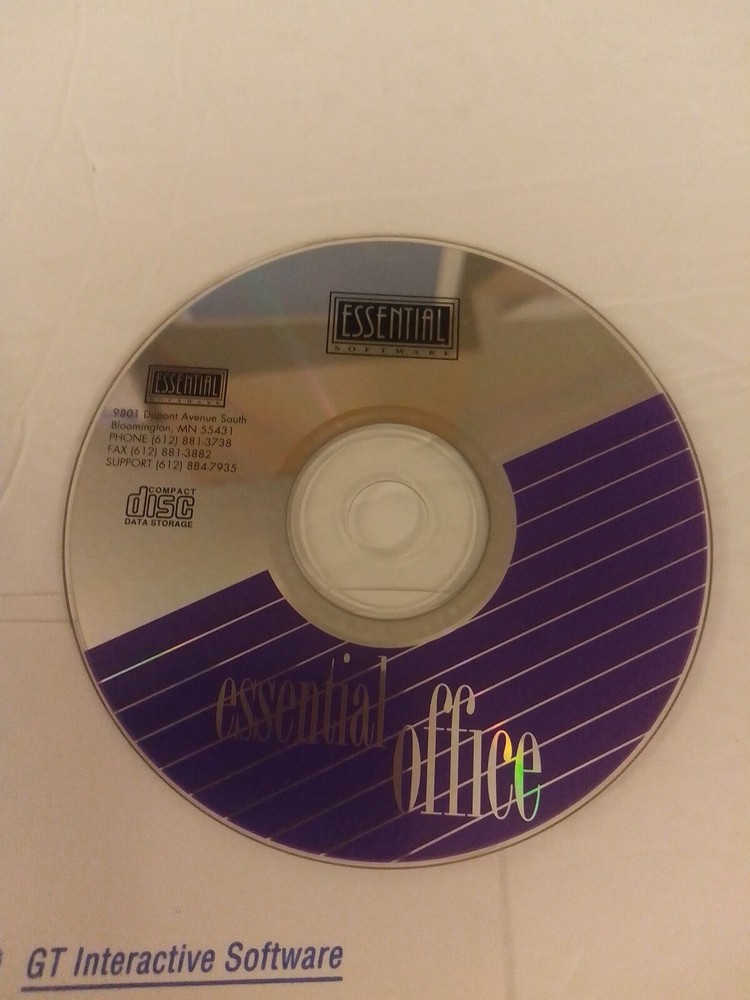 Essential Office by Essential Software CD-ROM For Windows 95 to XP LN