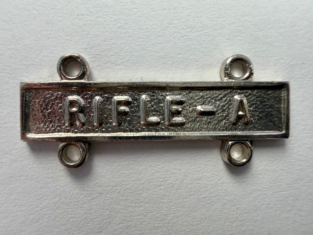 Rifle-A Qualification Bar US Army
