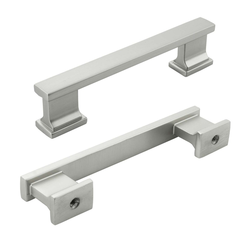 Solid Metal Brushed Nickel Cabinet Pulls Knobs Handles Kitchen Bathroom Drawers