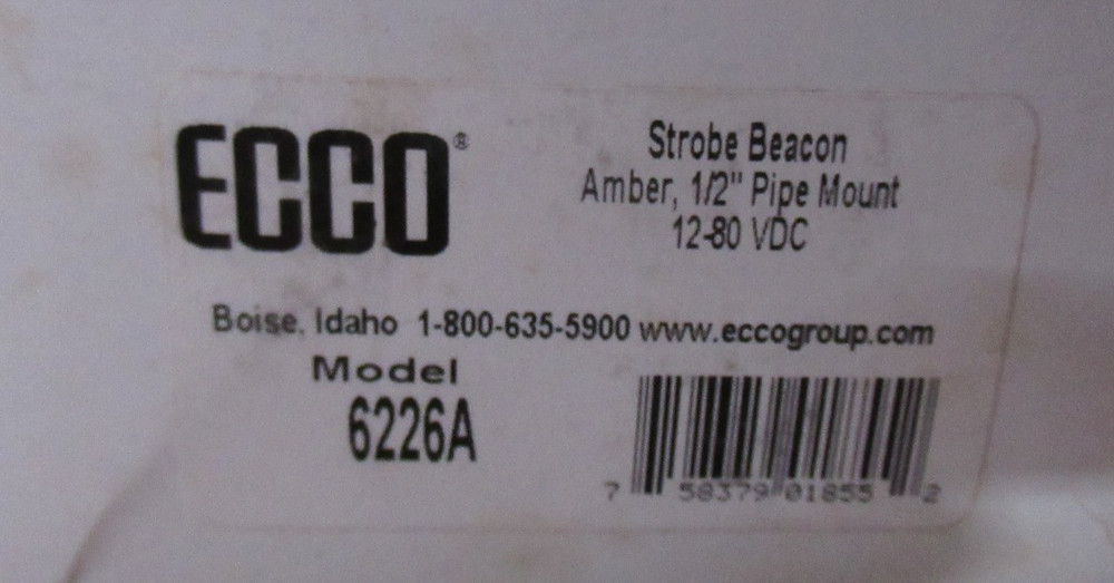 ECCO 6226A STROBE BEACON LIGHT