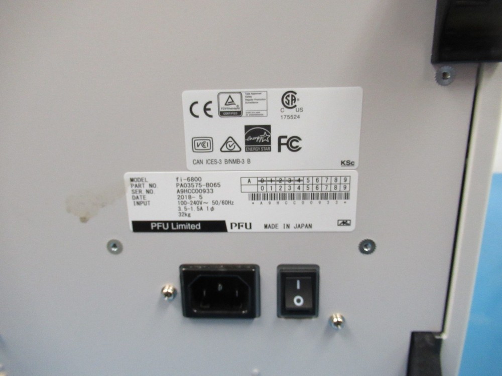 Fujitsu fi-6800 High-Volume Production Scanner