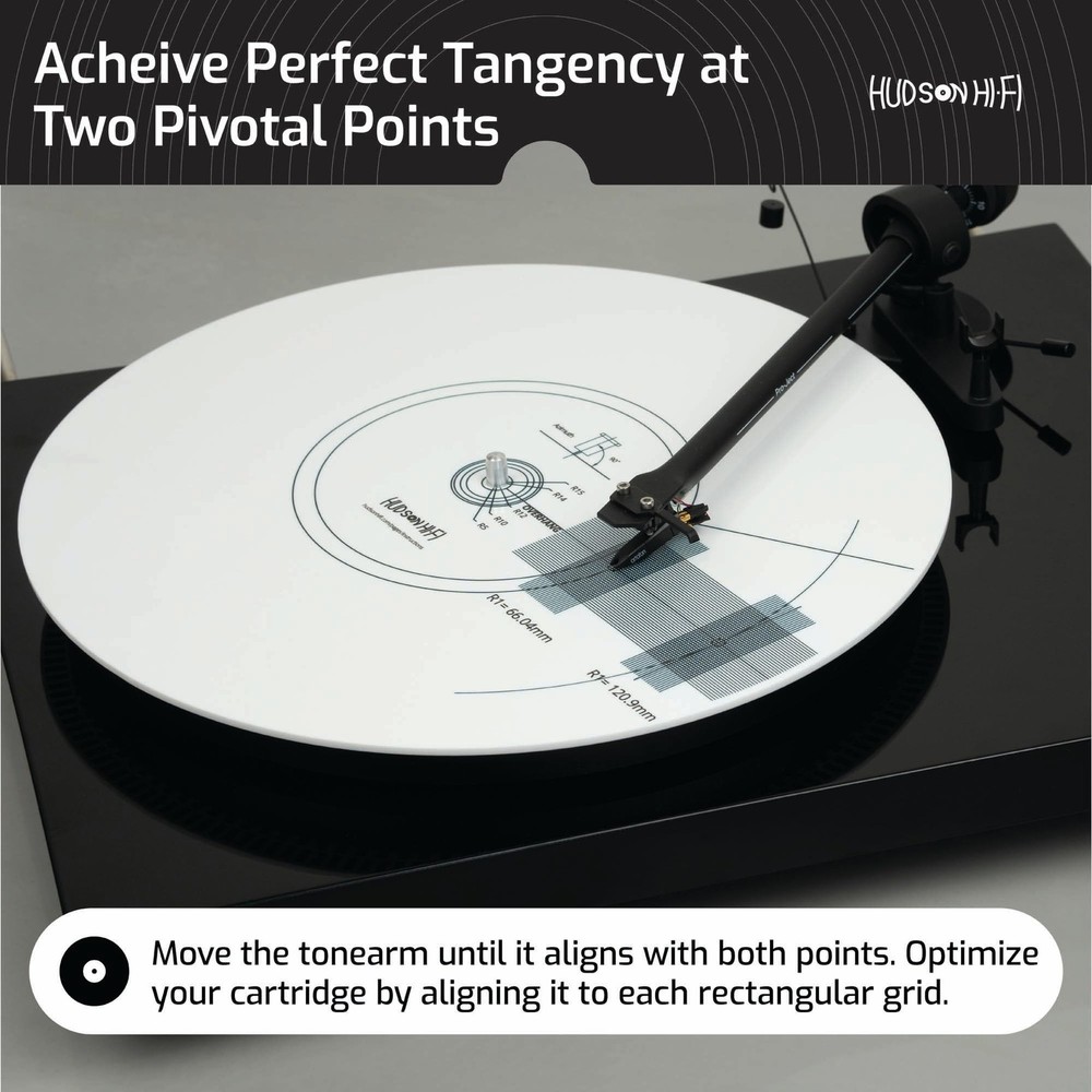 Turntable Strobe Disc Mat - 12" PVC for Testing 33 & 45 RPM Speeds
