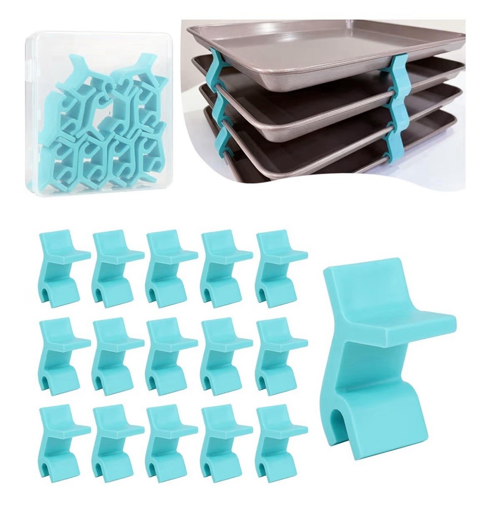 32 Piece Baking Sheet Stackers Baking Sheet Dividers Set Tray Stackers For Dryer