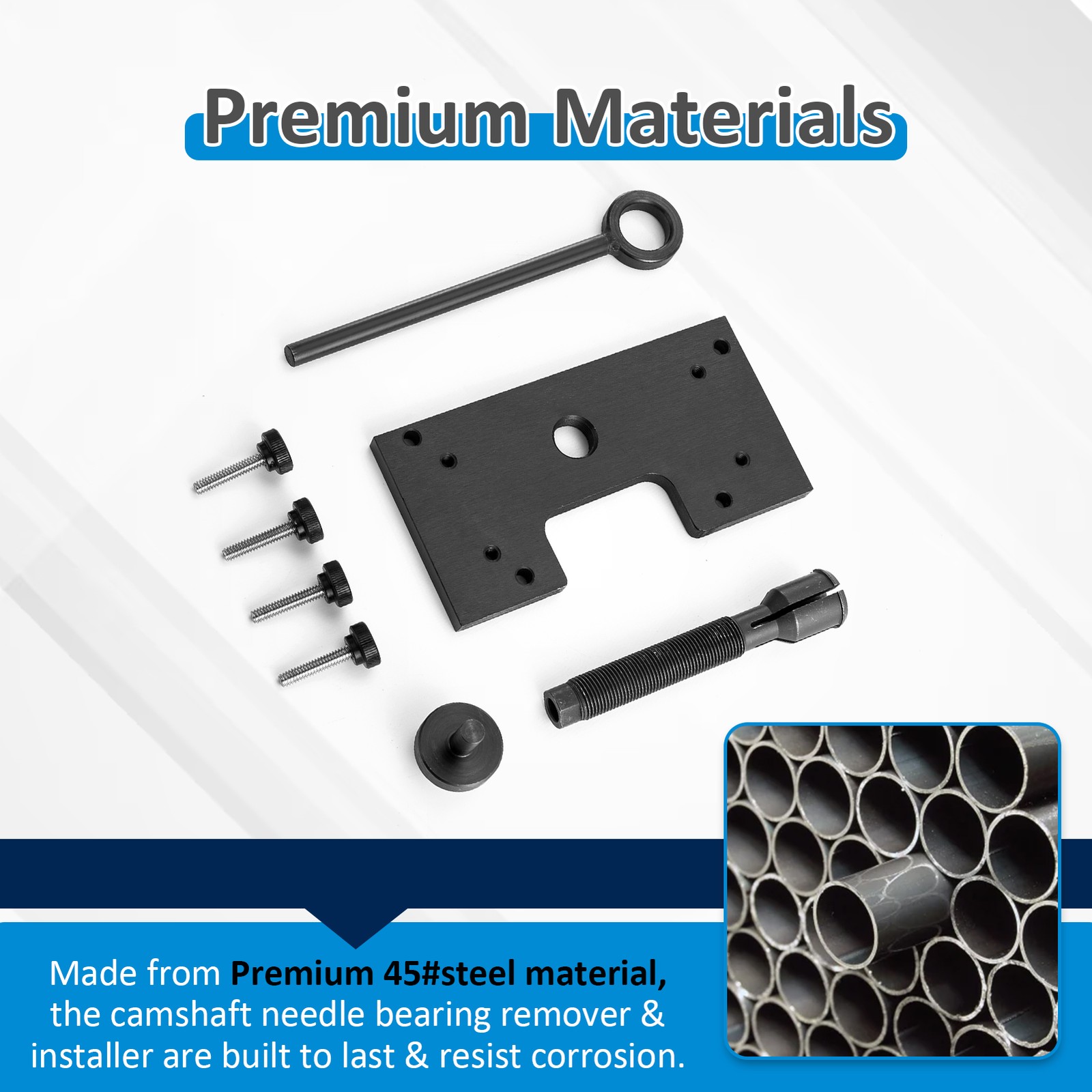 Black Inner Cam Bearing Installer & Puller w/Toolbox For Harley Davidson M8 17+