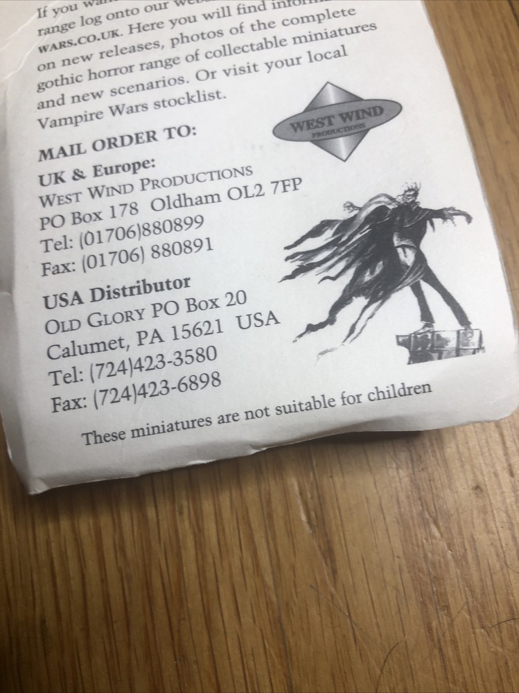 Vampire Wars GHM-10 German Archeologist