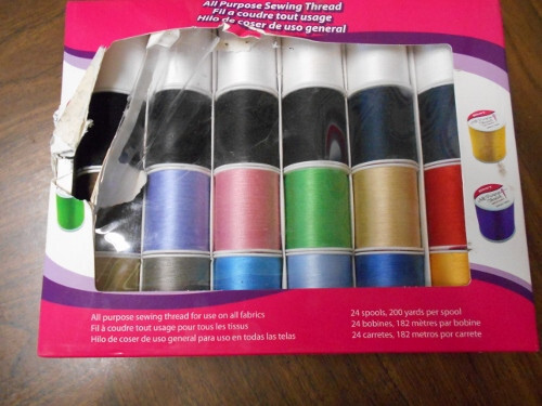 Allary All Purpose Sewing Thread Set 24 Spools 200 Yards/Spool