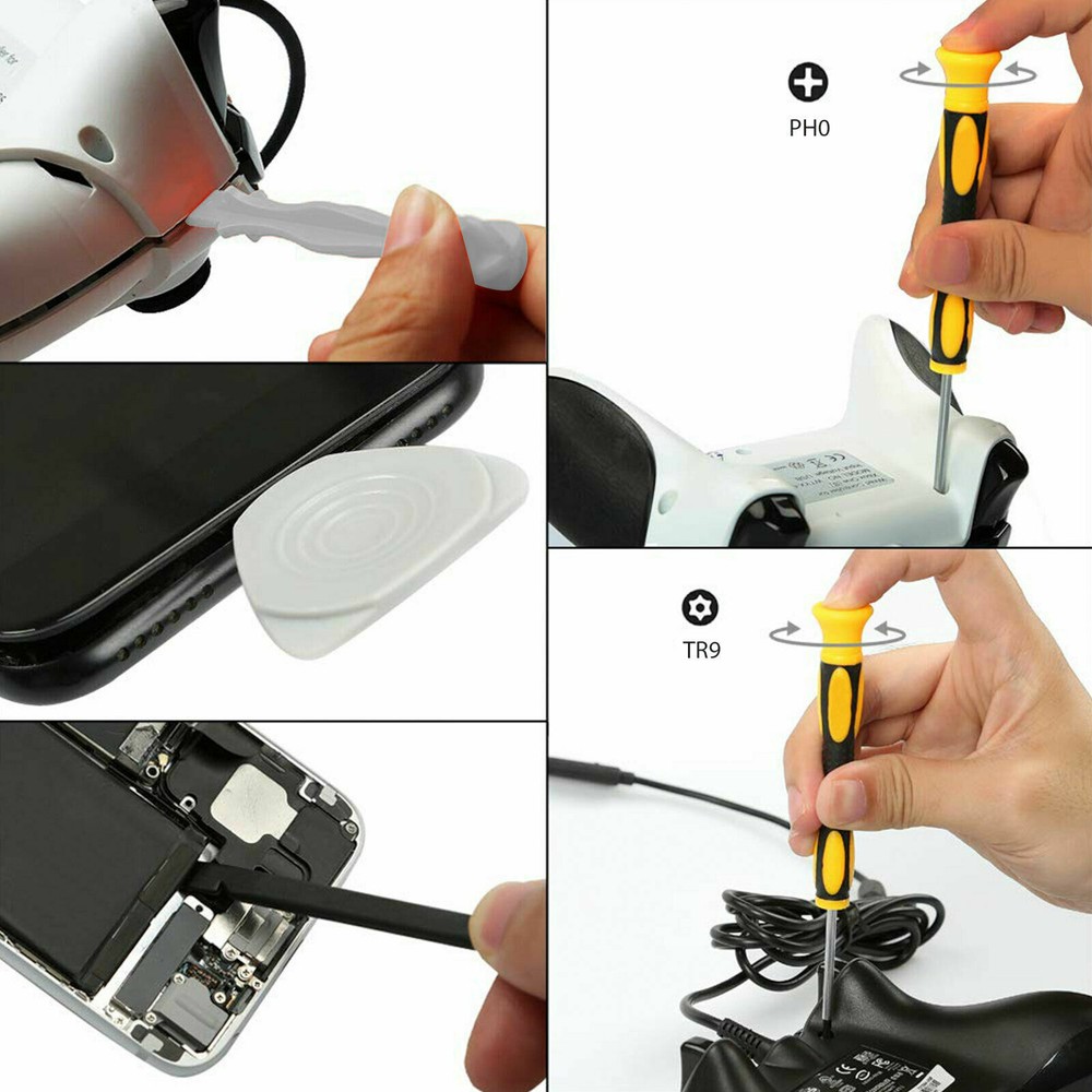 Screwdriver Opening Repair Clean Tool Kit for PS5 XBOX Controller Console Set T9
