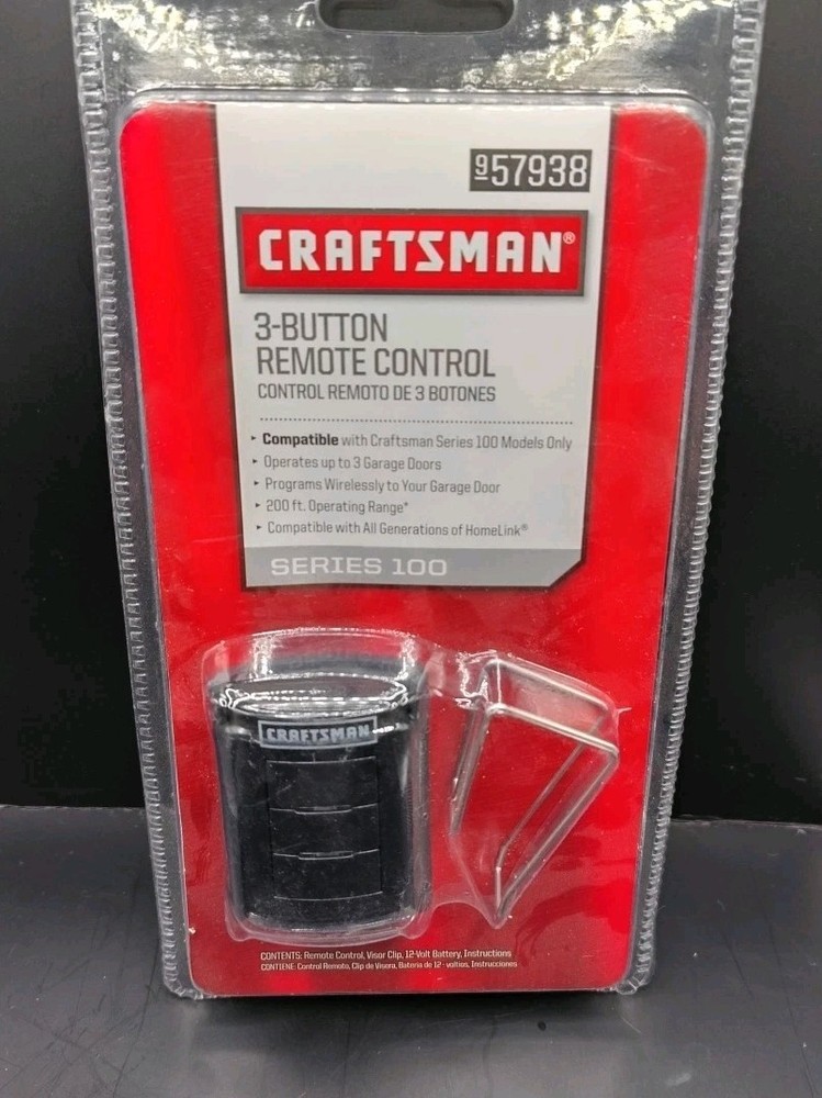 Craftsman 3 Button Remote Control #57938 Series 100