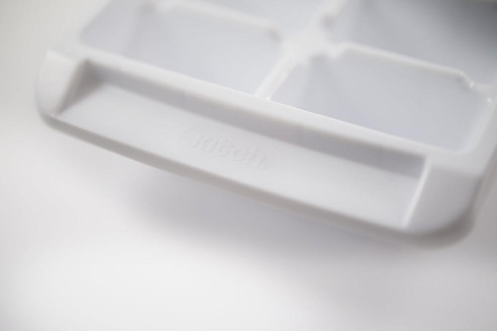 Easy Release White Ice Cube Tray 16 Cube Trays 4 Pack