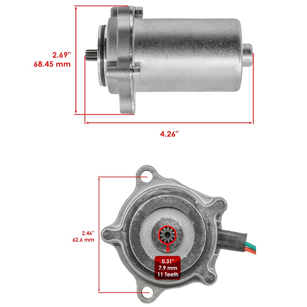 Power Shift Control Motor 12V for 00-06 Honda 350 ES Rancher TRX350TE TRX350FE