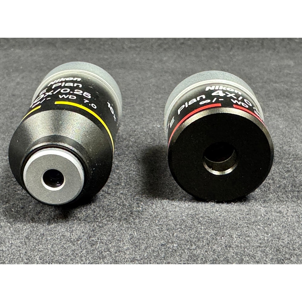 Nikon E Plan Objectives 10X - 4X Microscope Objectives