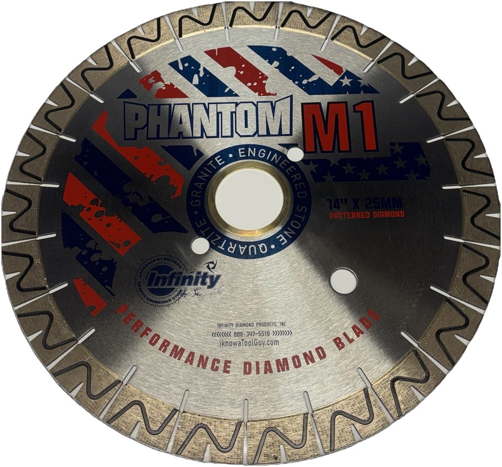 Phantom M1 14" x 25mm Silent Core Blades
