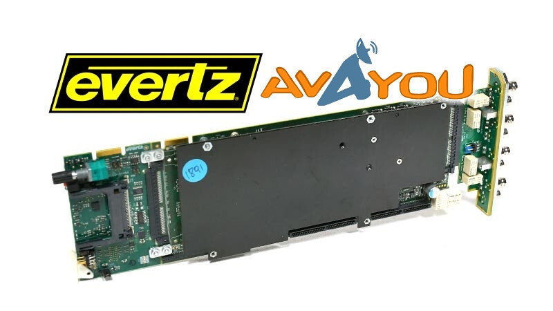 Evertz 7800TM2‑3G +3RU Dual SD/HD/3G Time Code Processor Card +3RU