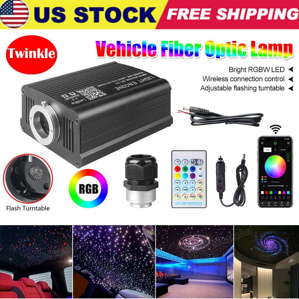 500-1300PC Car Home Headliner Twinkle Meteor Shooting Star Light Fiber Optic Kit