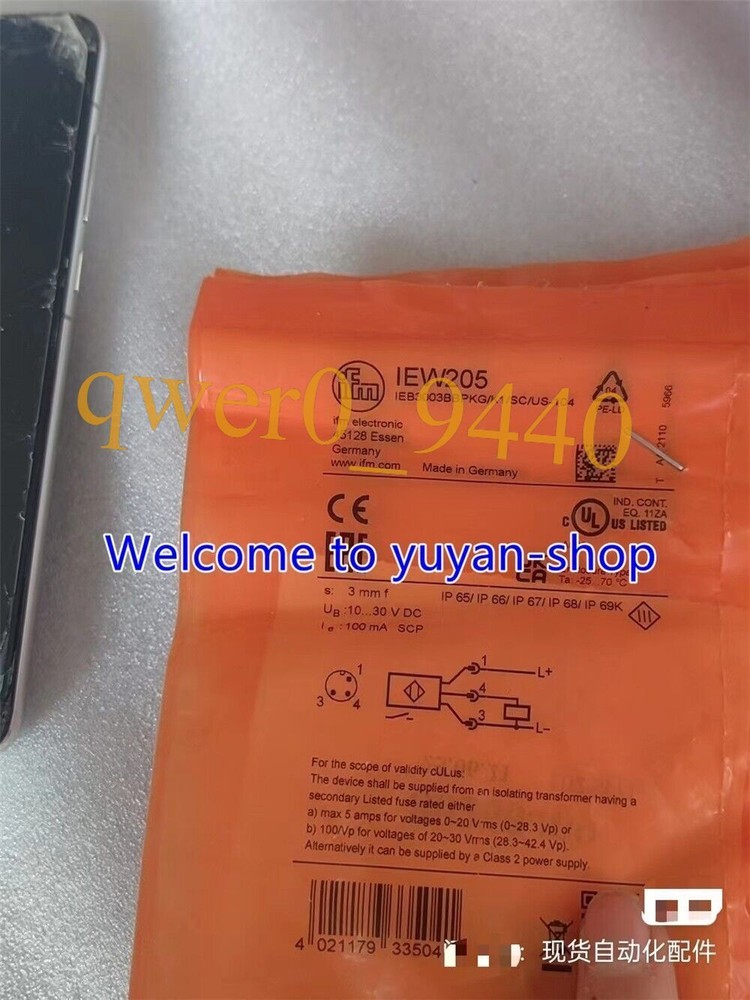 1PCS NEW FOR IFM IEW205 Inductive Sensor #T9505 YS