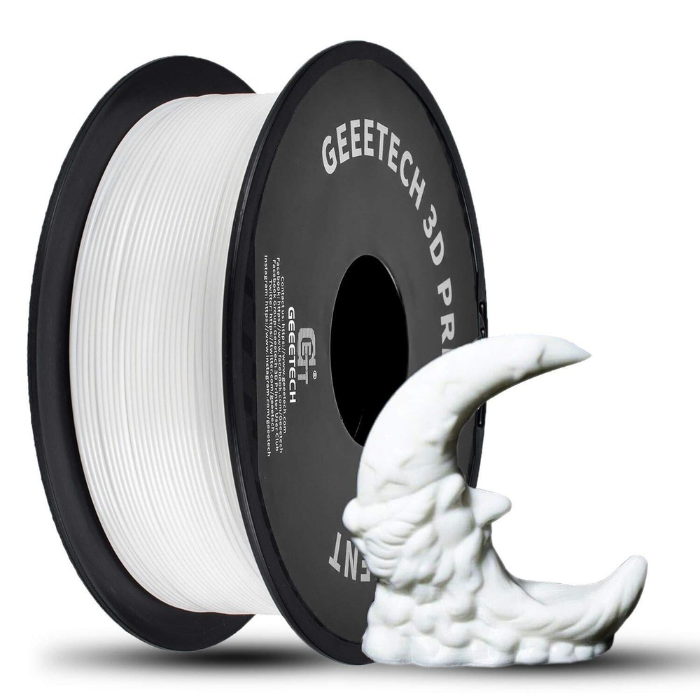 1kg/roll Regular PLA White Geeetech 3D Filament 1.75mm Consumable For 3D Printer