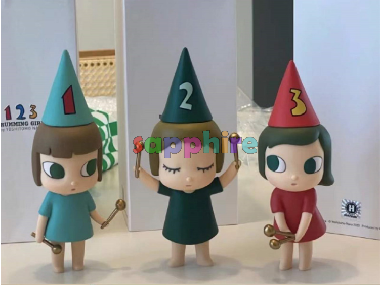 Yoshitomo Nara Drummer Dolls Home Decor Ornaments Figures Toy Collection