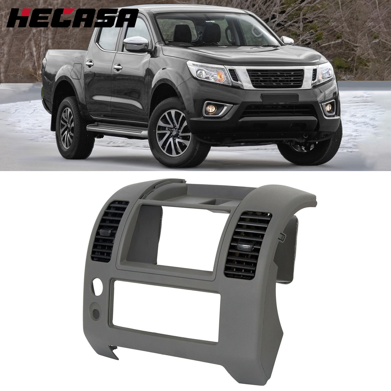 Center Dash Console Instrument Panel Cluster Lid Bezel For 05-20 Nissan Frontier