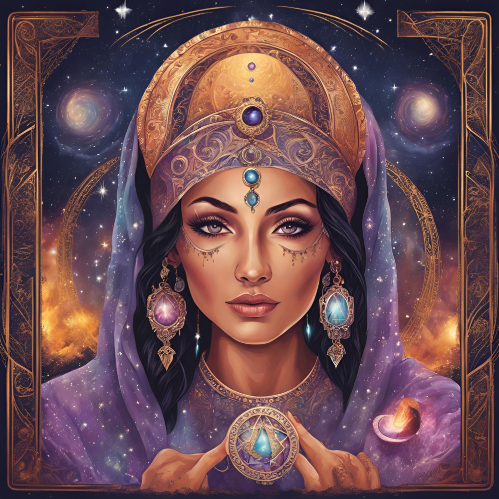 Learn your future from a fortune teller