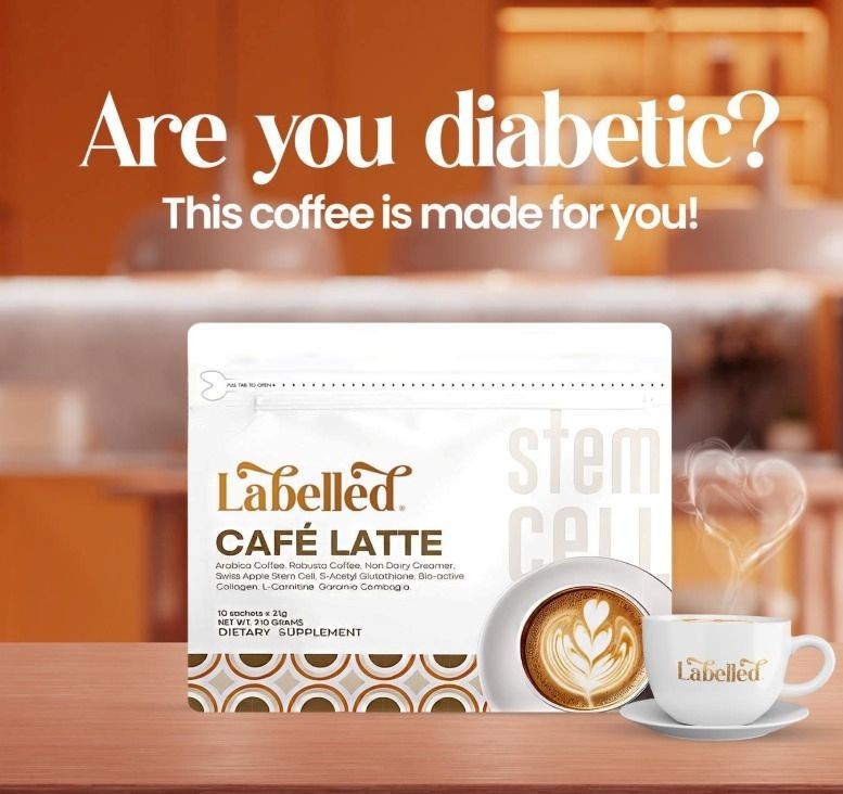 Labelled Café Latte Coffee (10 sachets)