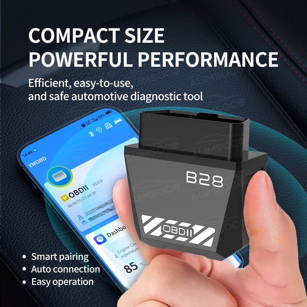 For Lincoln Portable Bluetooth OBD2 Scanner Diagnostic Tool Fault Code Reader