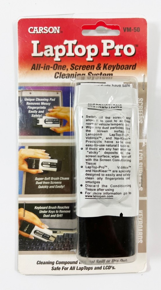Carson All-in-1 Laptop Pro Computer Cleaning System (Open Box New)