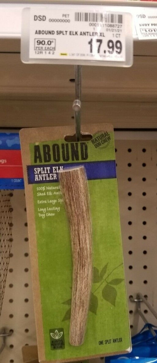 Single (1) Organic Deer/ Elk Antler Dog Chew! Sm, Med, LG, XL, XXL, Custom Sizes