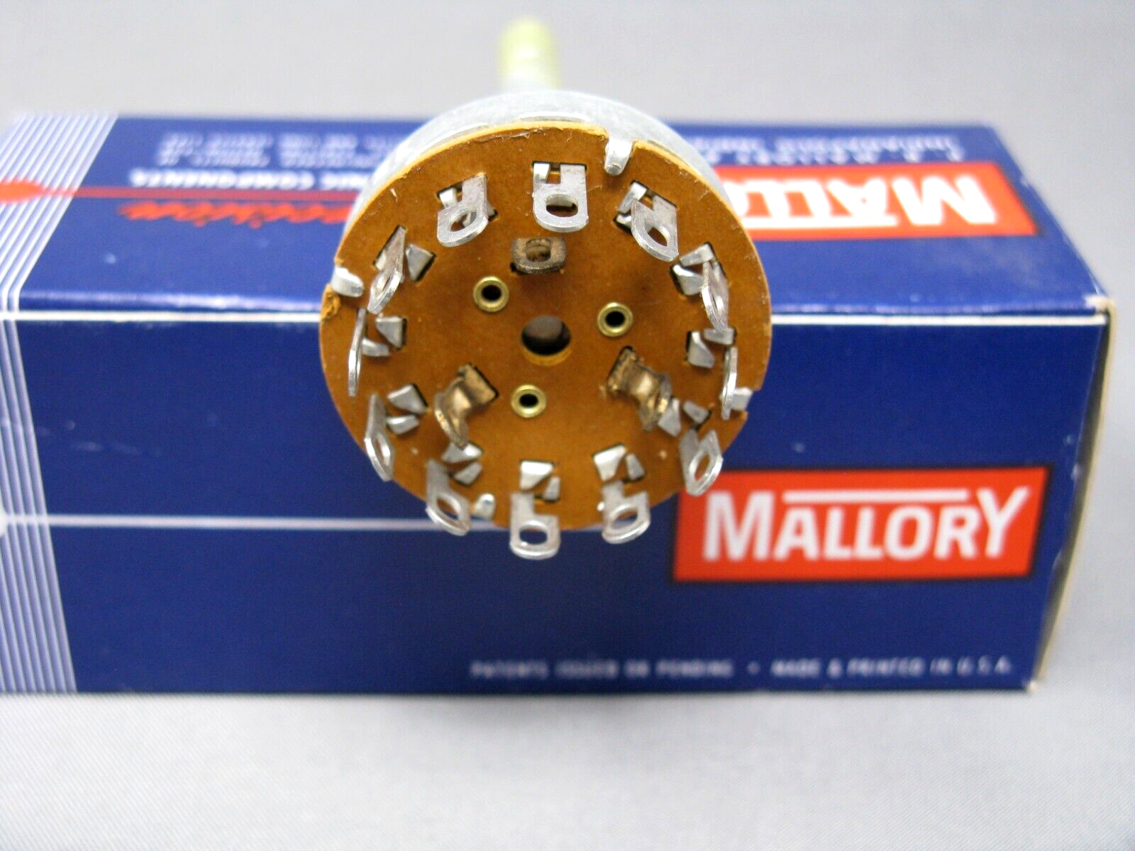 MALLORY #3234J Rotary Switch (Non-Shorting) 3 CKT / 4 POS