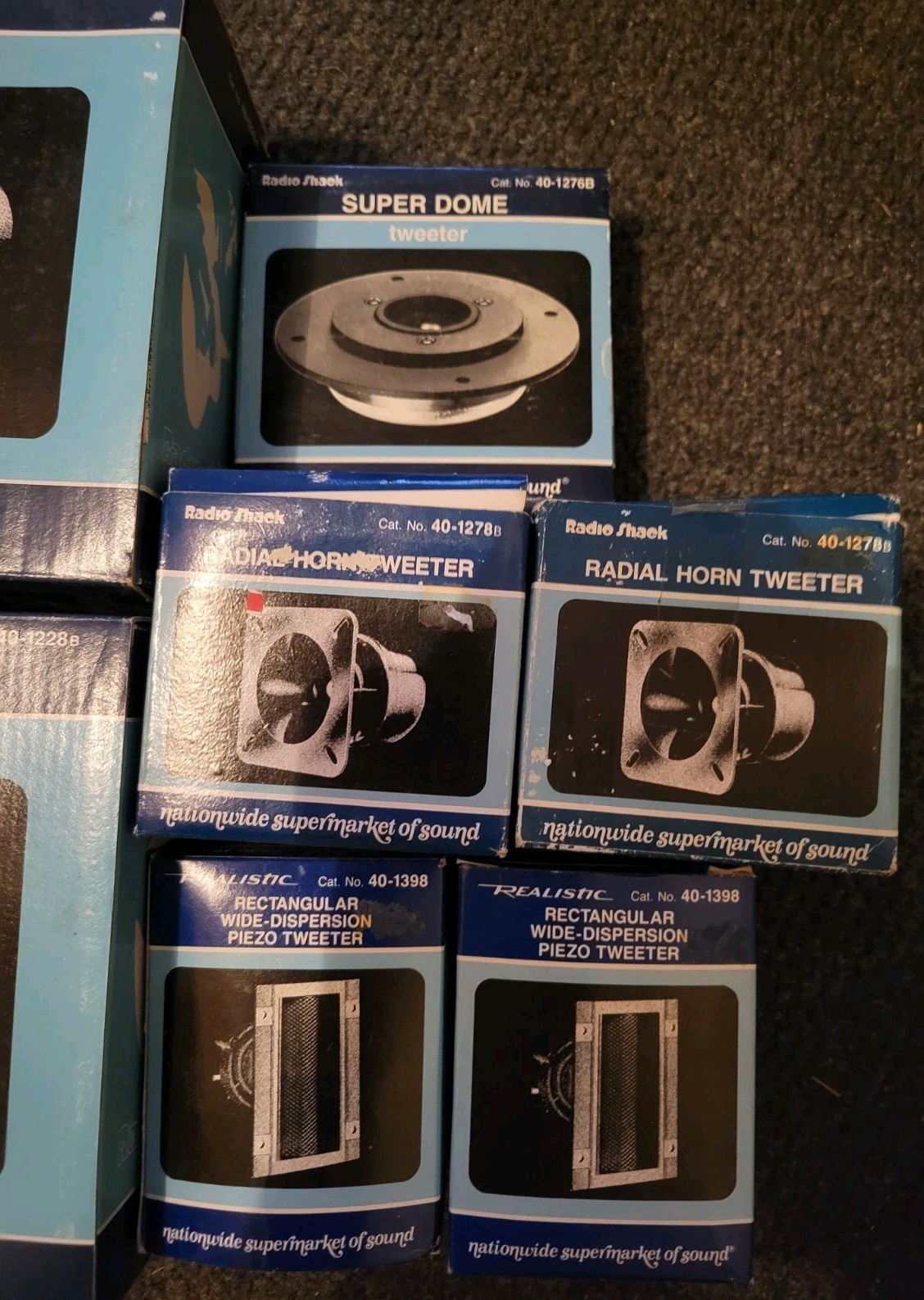 Lot NOS Radio Shack Radial Horn Tweeter High Efficiency Tweeter Horn Super Dome