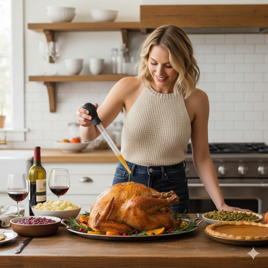 2-Pack Turkey Basters Heat-Resistant BPA-Free Food-Grade Cooking Tools for Roast