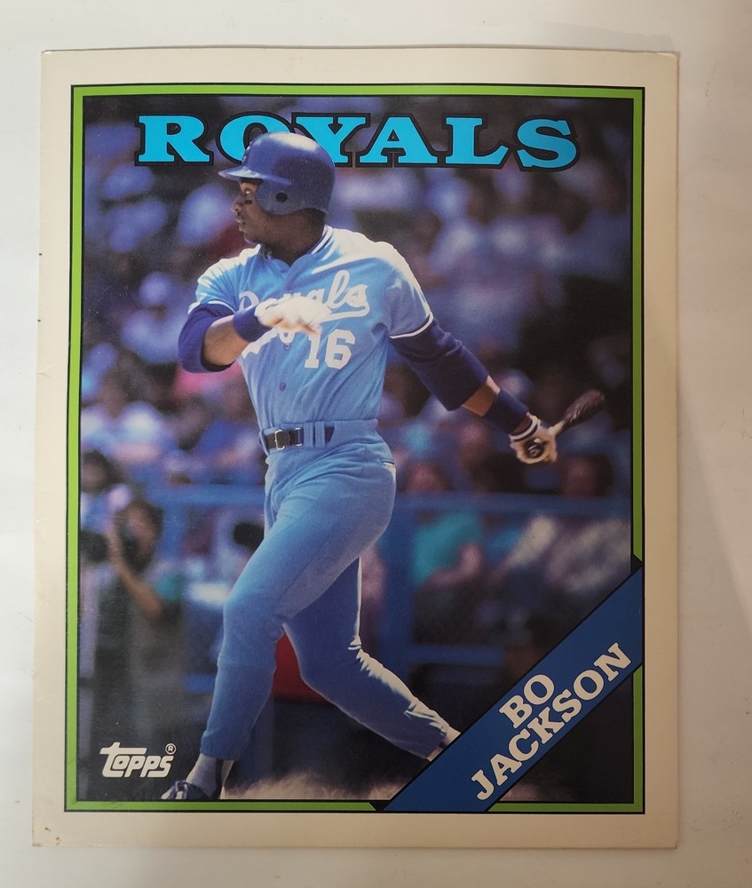Bo Jackson 1988 Topps Folder
