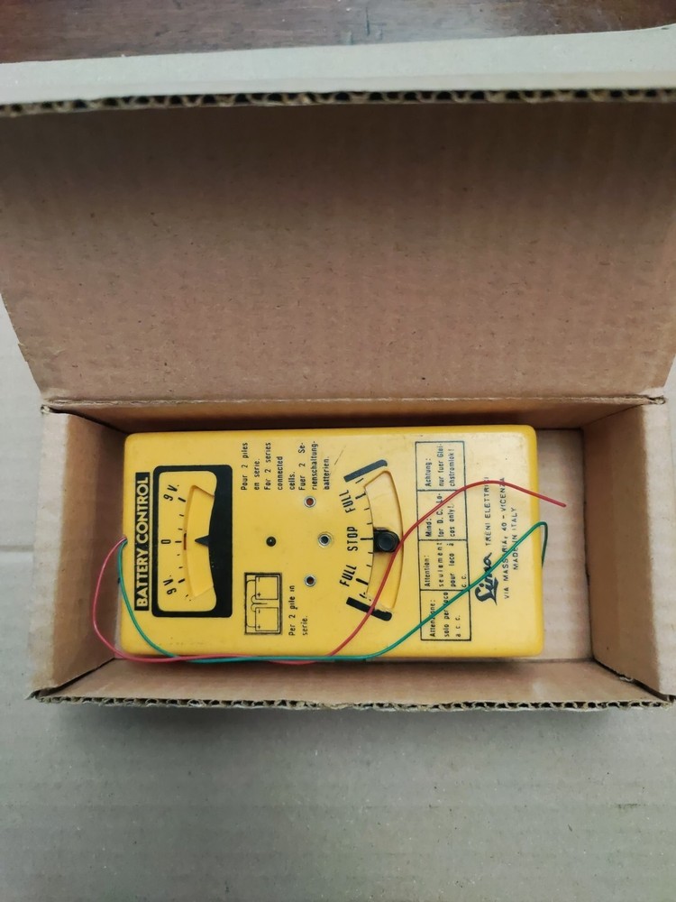 LIMA BATTERY CONTROL CONTROL TRAIN WITH CABLES ORIGINAL 1971 NO OVER BOX