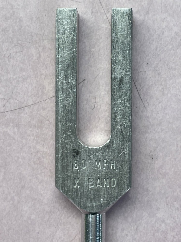 X-BAND 80MPH SPEED RADAR TUNING FORK-MULTIPLE AS-IS