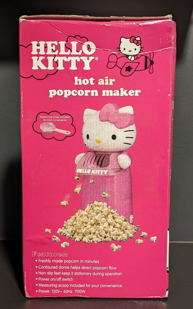 HELLO KITTY PINK ELECTRONIC AIR POPCORN MAKER MACHINE 2016 - NEW