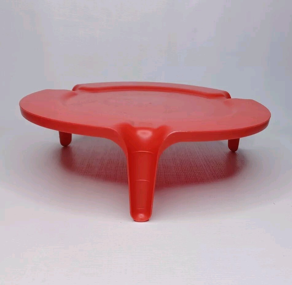 Nordic Ware Microwave Plate Stacker Two Plates At Once Red Plastic