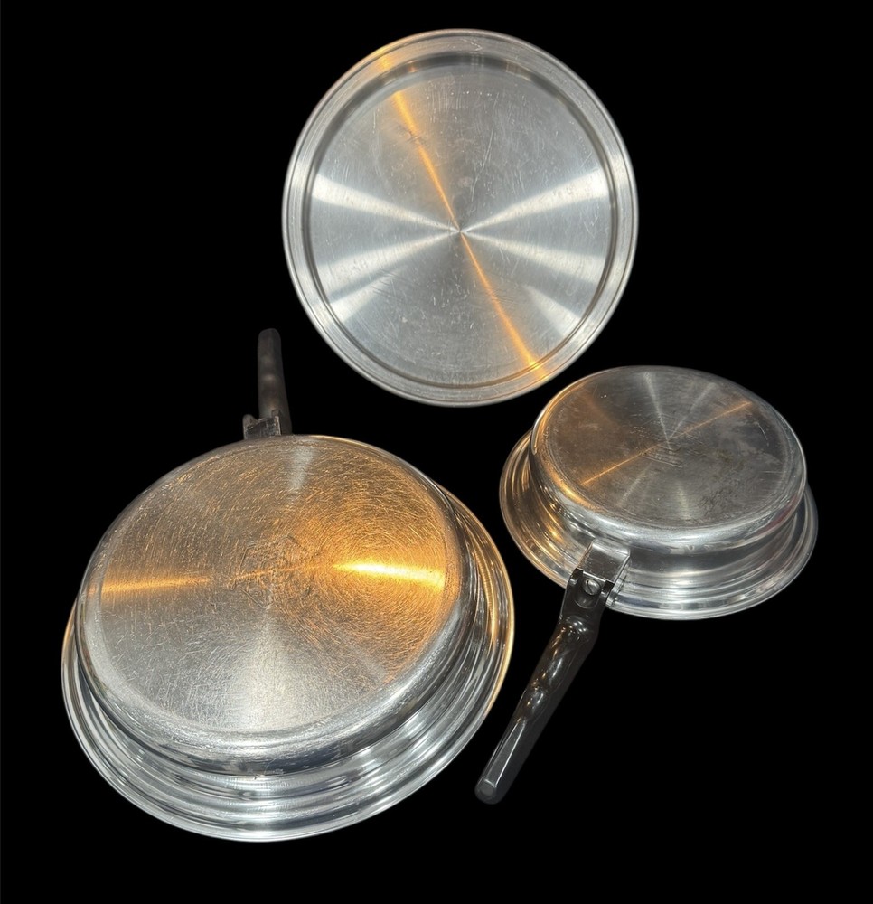 3 Pc. THERMO SENTINEL Forma Plex Stainless Cookware Waterless Cooking Lifetime