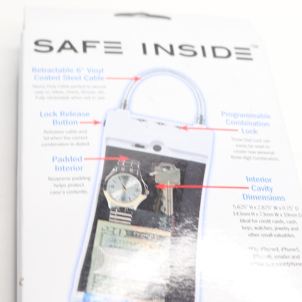 Safe Inside Portable Security Case Gray 4500G