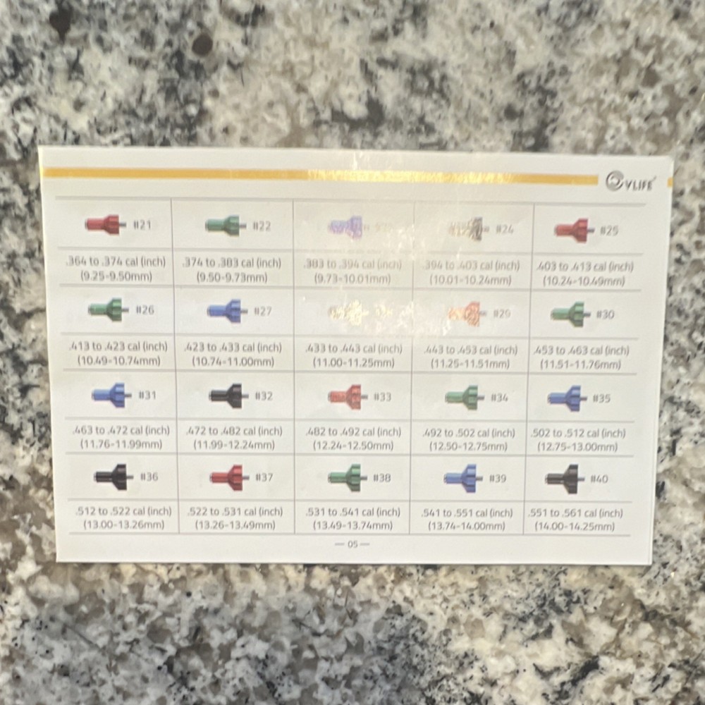 Vlife Bore Sight Kit Multiple Caliber Adapters with Case